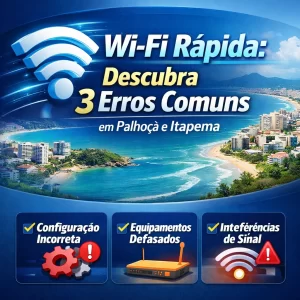 Wi-Fi Rápida: Descubra 3 Erros Comuns em Palhoça e Itapema