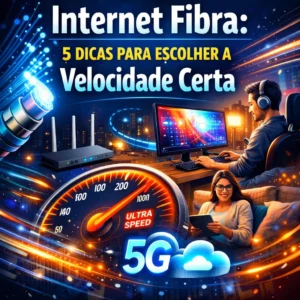 Internet Fibra: 5 Dicas para Escolher a Velocidade Certa